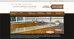 Desktop Screenshot of cuttingedgecountertops.ca